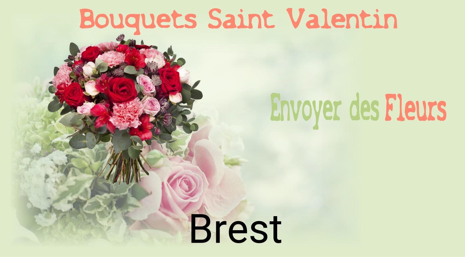Roses de Saint-Valentin livrées à Brest